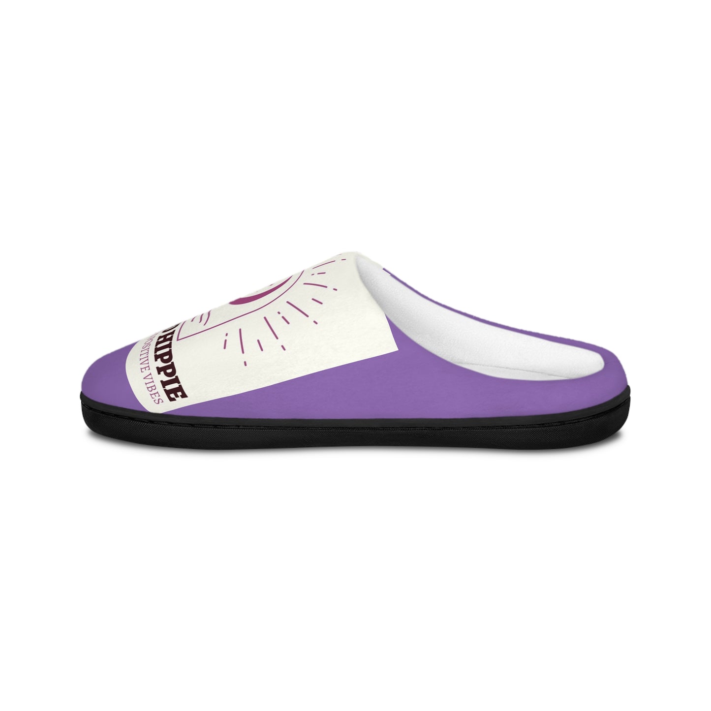 1 pair Slippers - Positive Thoughts, Positive Vibes - Women's Indoor Slippers