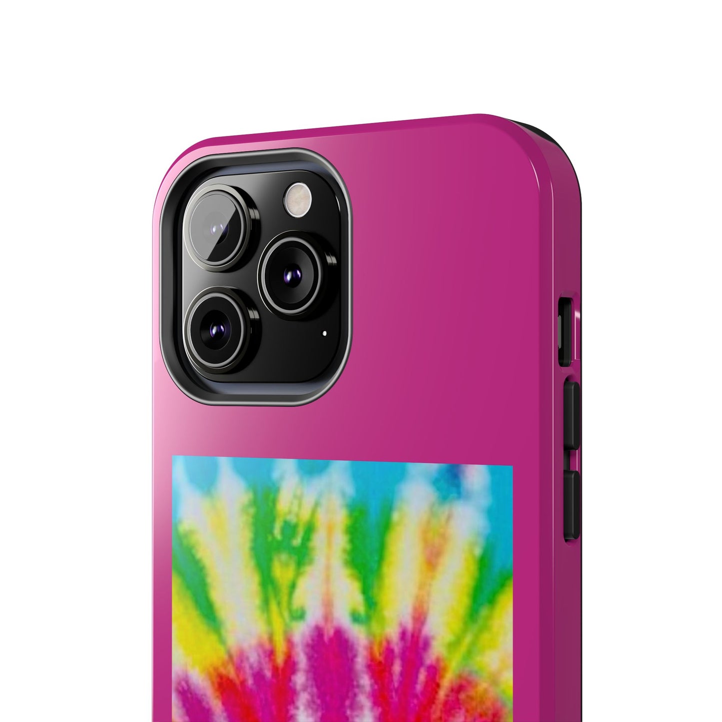 1 Vibrant Tie-Dye Tough Phone Cases | Unique Art for Hippie Spirit, Durable Protection, Gift for Friends, Colorful Accessories, Summer Vibes
