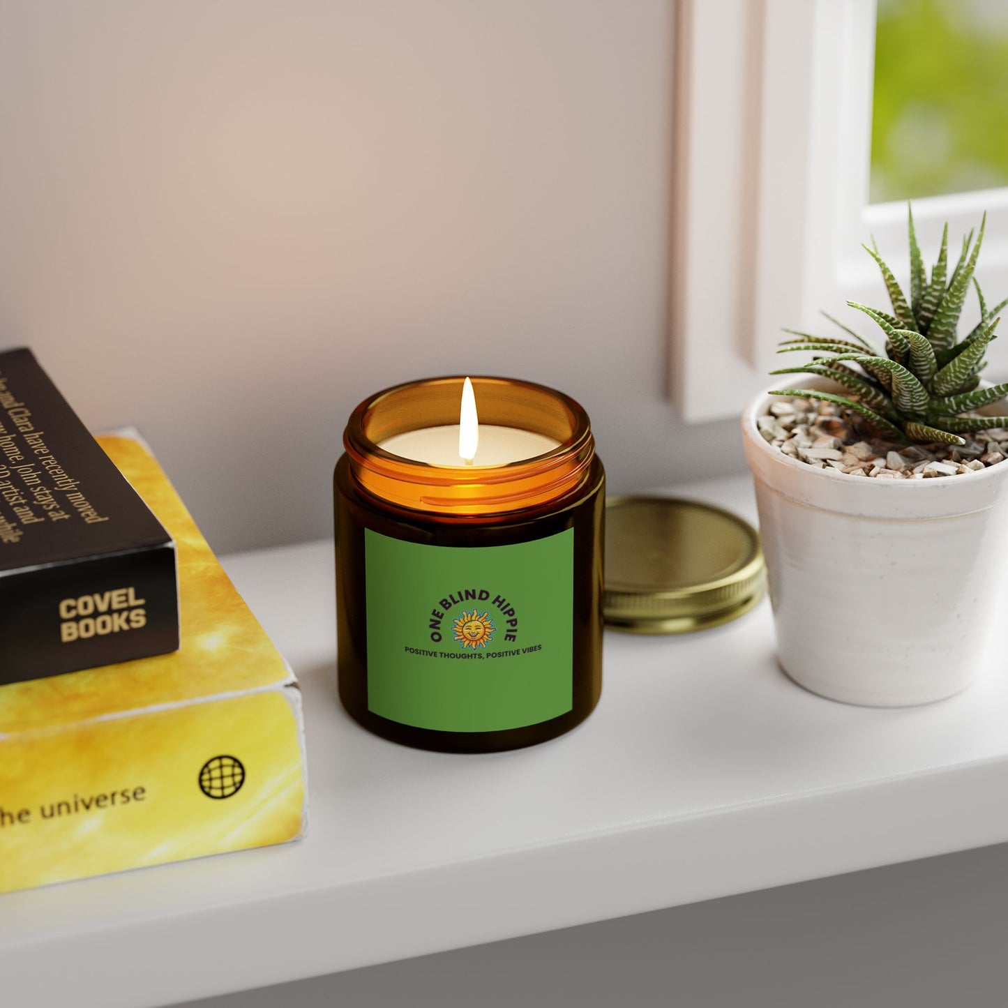 Scented Candles, Coconut Apricot Wax - Tranquil Aromas for Home Decor, Gift Ideas, Relaxation, Yoga, Eco-friendly