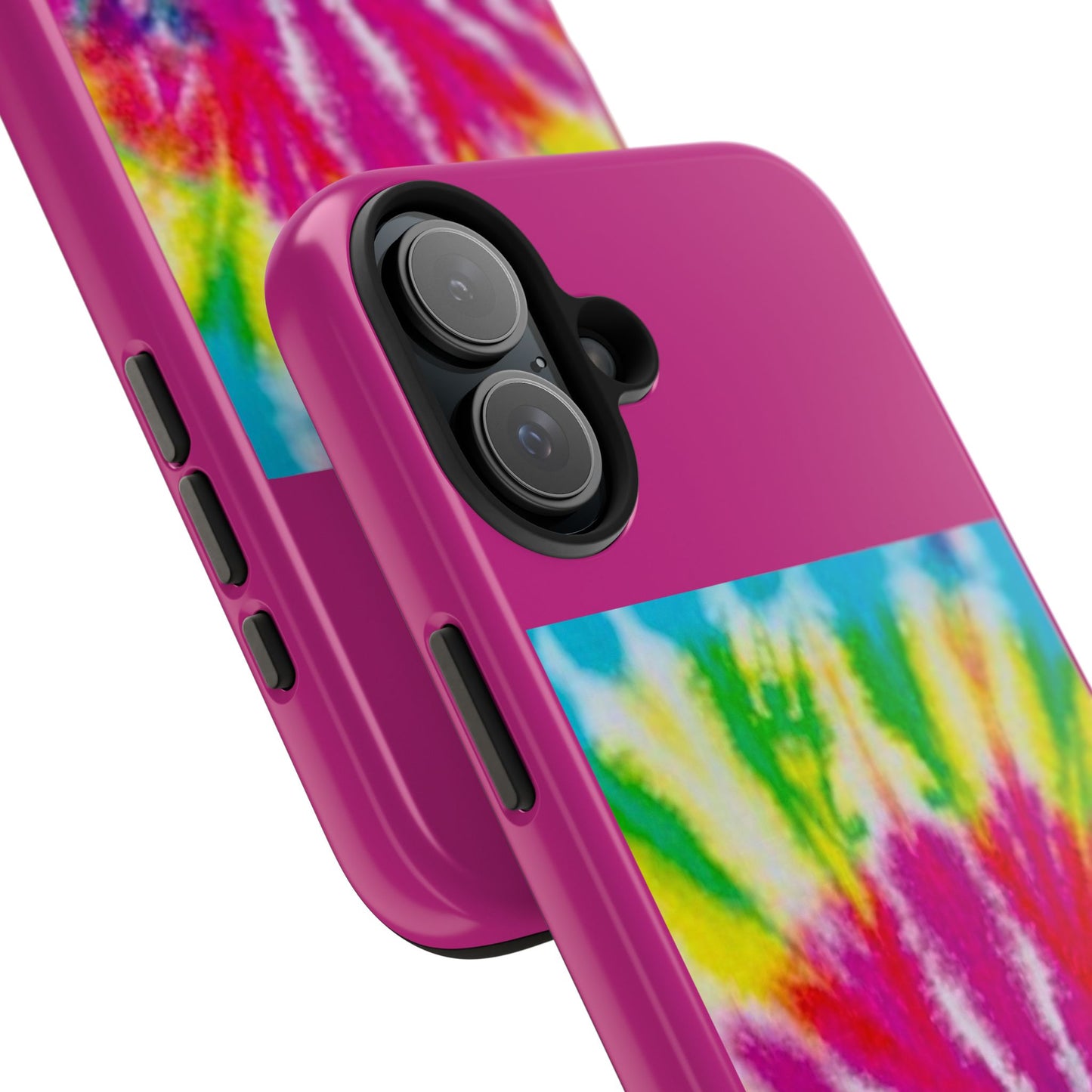 1 Vibrant Tie-Dye Tough Phone Cases | Unique Art for Hippie Spirit, Durable Protection, Gift for Friends, Colorful Accessories, Summer Vibes
