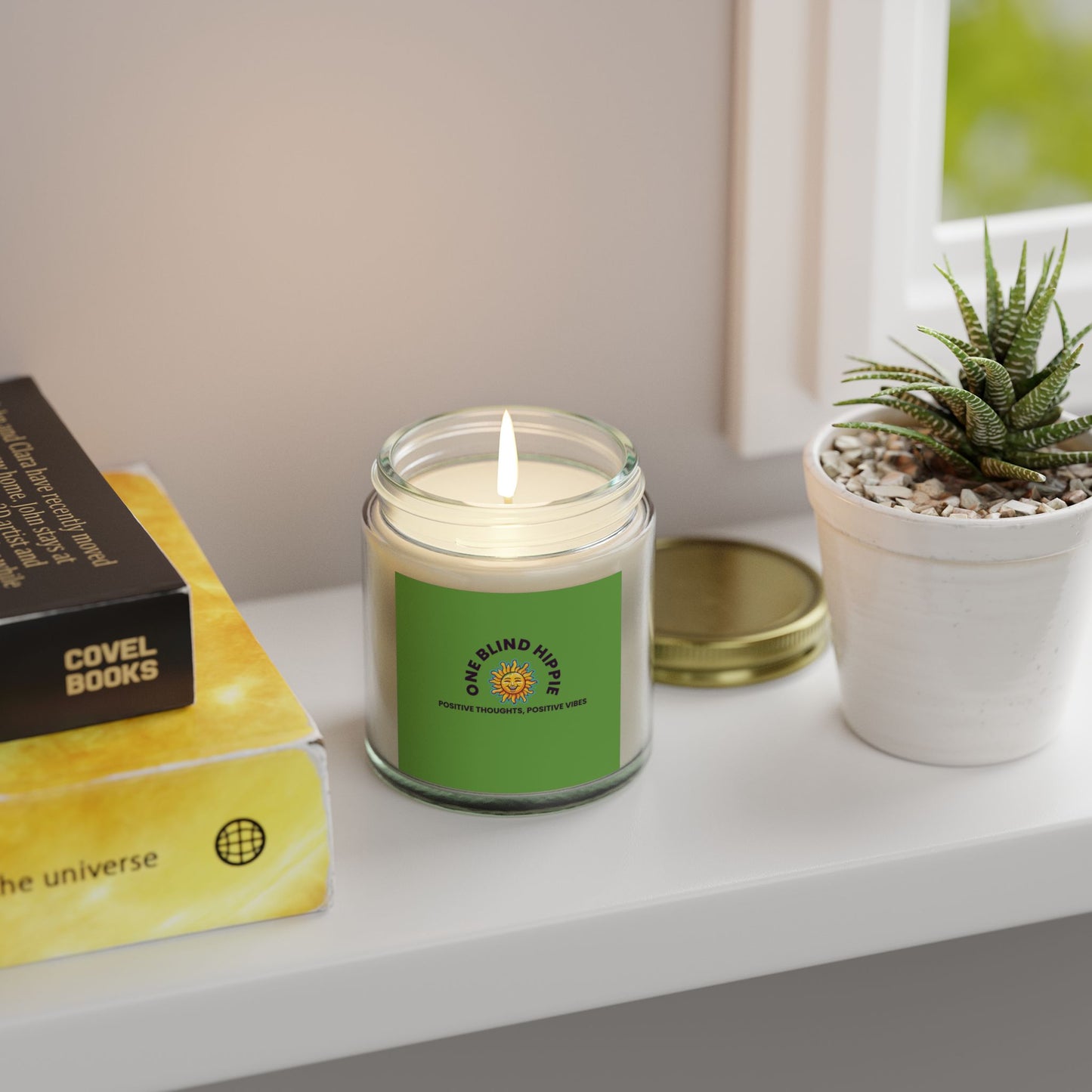 Scented Candles, Coconut Apricot Wax - Tranquil Aromas for Home Decor, Gift Ideas, Relaxation, Yoga, Eco-friendly