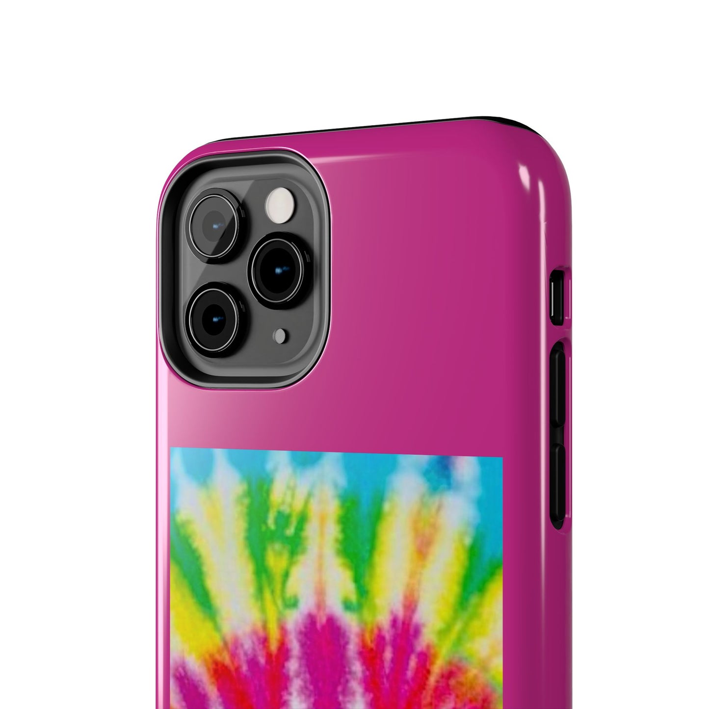 1 Vibrant Tie-Dye Tough Phone Cases | Unique Art for Hippie Spirit, Durable Protection, Gift for Friends, Colorful Accessories, Summer Vibes