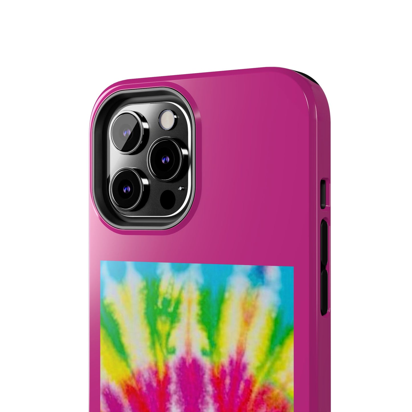 1 Vibrant Tie-Dye Tough Phone Cases | Unique Art for Hippie Spirit, Durable Protection, Gift for Friends, Colorful Accessories, Summer Vibes