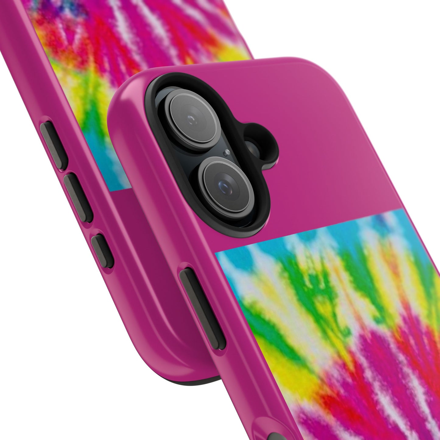 1 Vibrant Tie-Dye Tough Phone Cases | Unique Art for Hippie Spirit, Durable Protection, Gift for Friends, Colorful Accessories, Summer Vibes