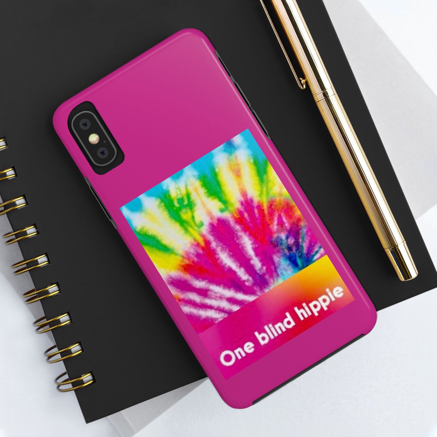 1 Vibrant Tie-Dye Tough Phone Cases | Unique Art for Hippie Spirit, Durable Protection, Gift for Friends, Colorful Accessories, Summer Vibes