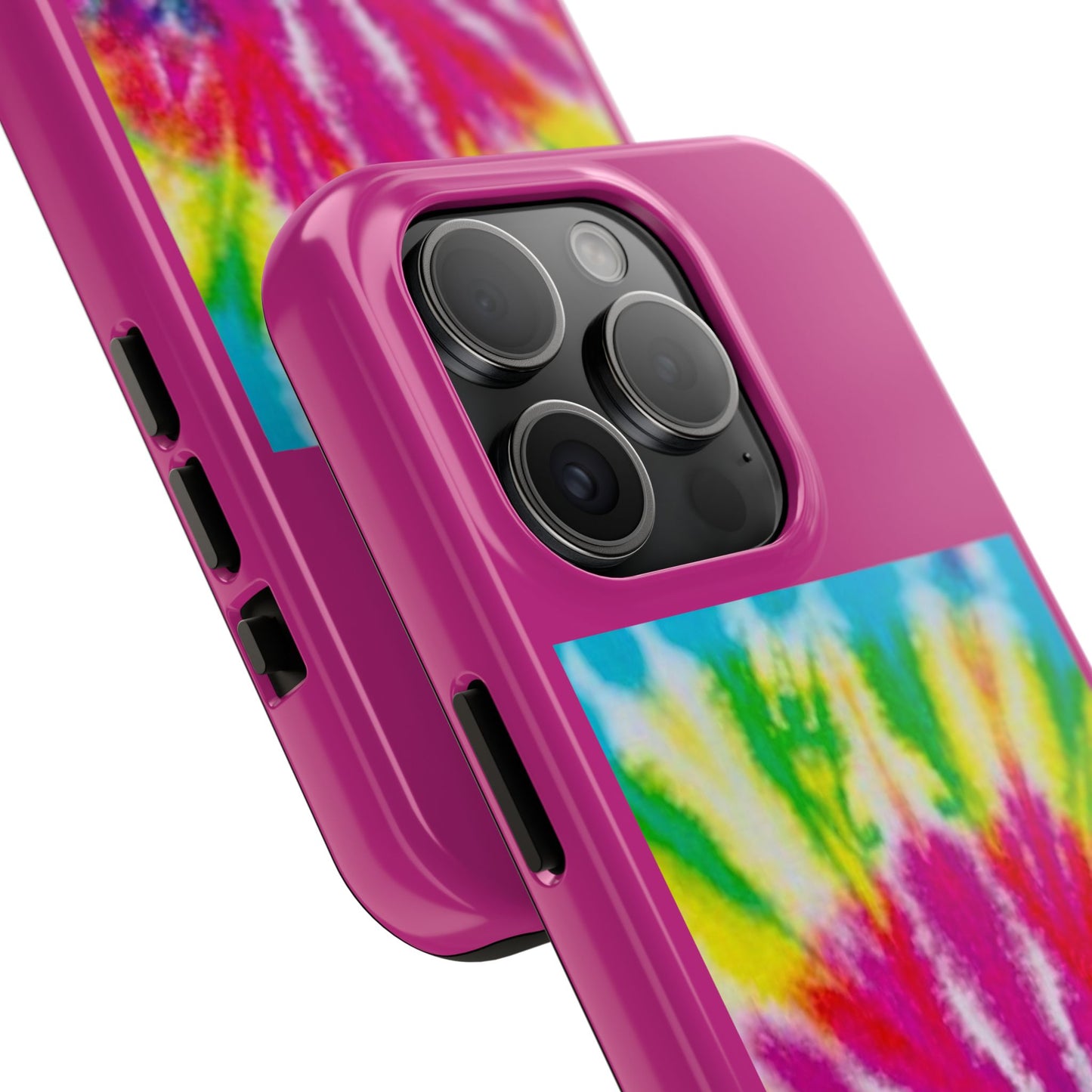 1 Vibrant Tie-Dye Tough Phone Cases | Unique Art for Hippie Spirit, Durable Protection, Gift for Friends, Colorful Accessories, Summer Vibes