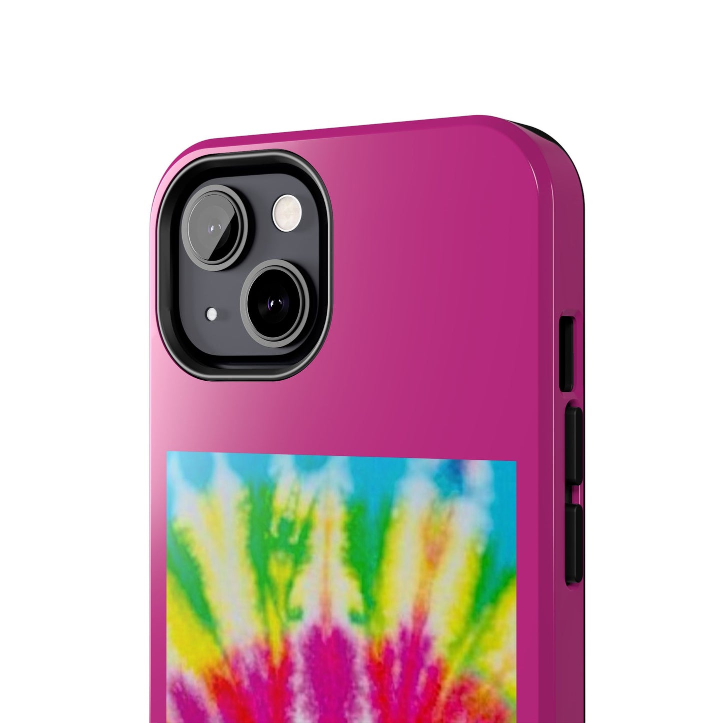 1 Vibrant Tie-Dye Tough Phone Cases | Unique Art for Hippie Spirit, Durable Protection, Gift for Friends, Colorful Accessories, Summer Vibes