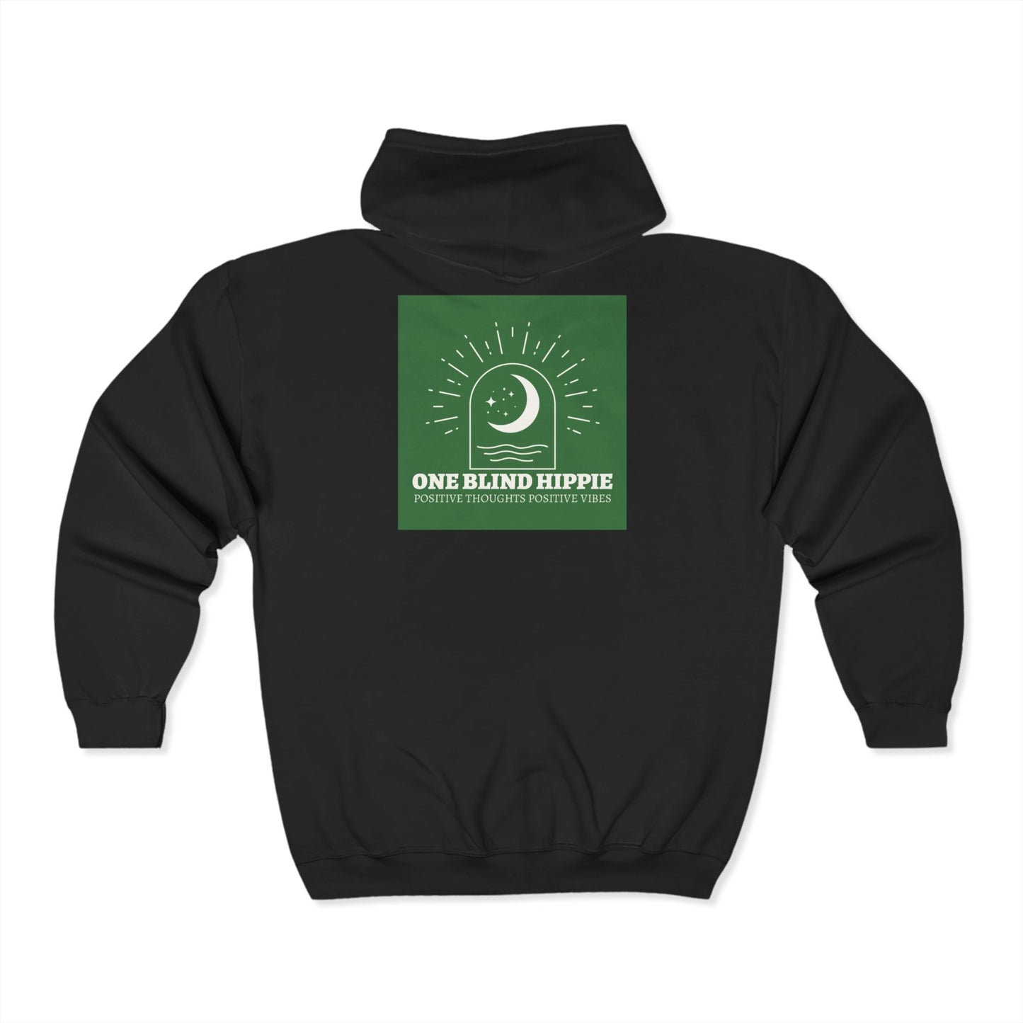 1 Hippie Positive Thoughts Hoodie zip up