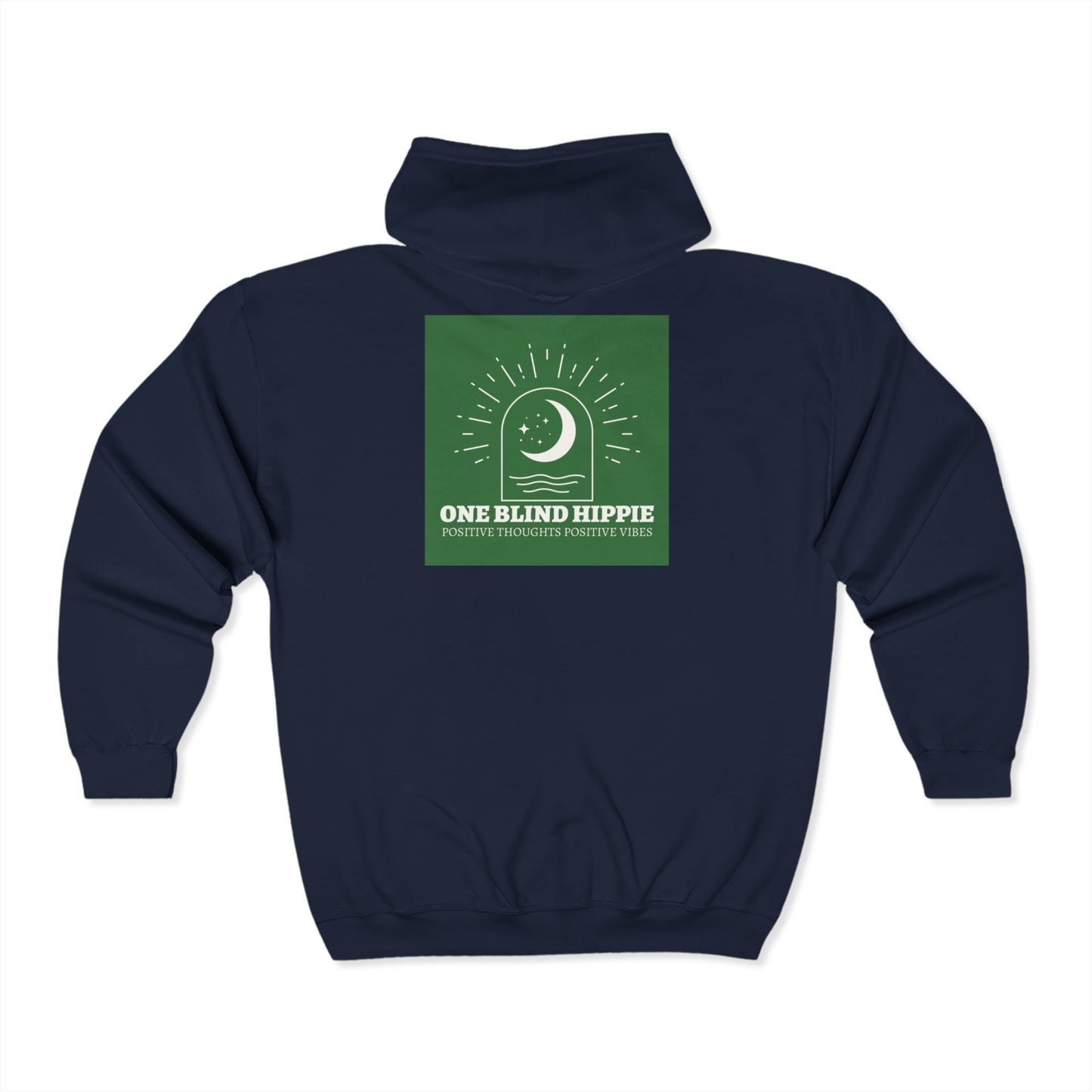1 Hippie Positive Thoughts Hoodie zip up