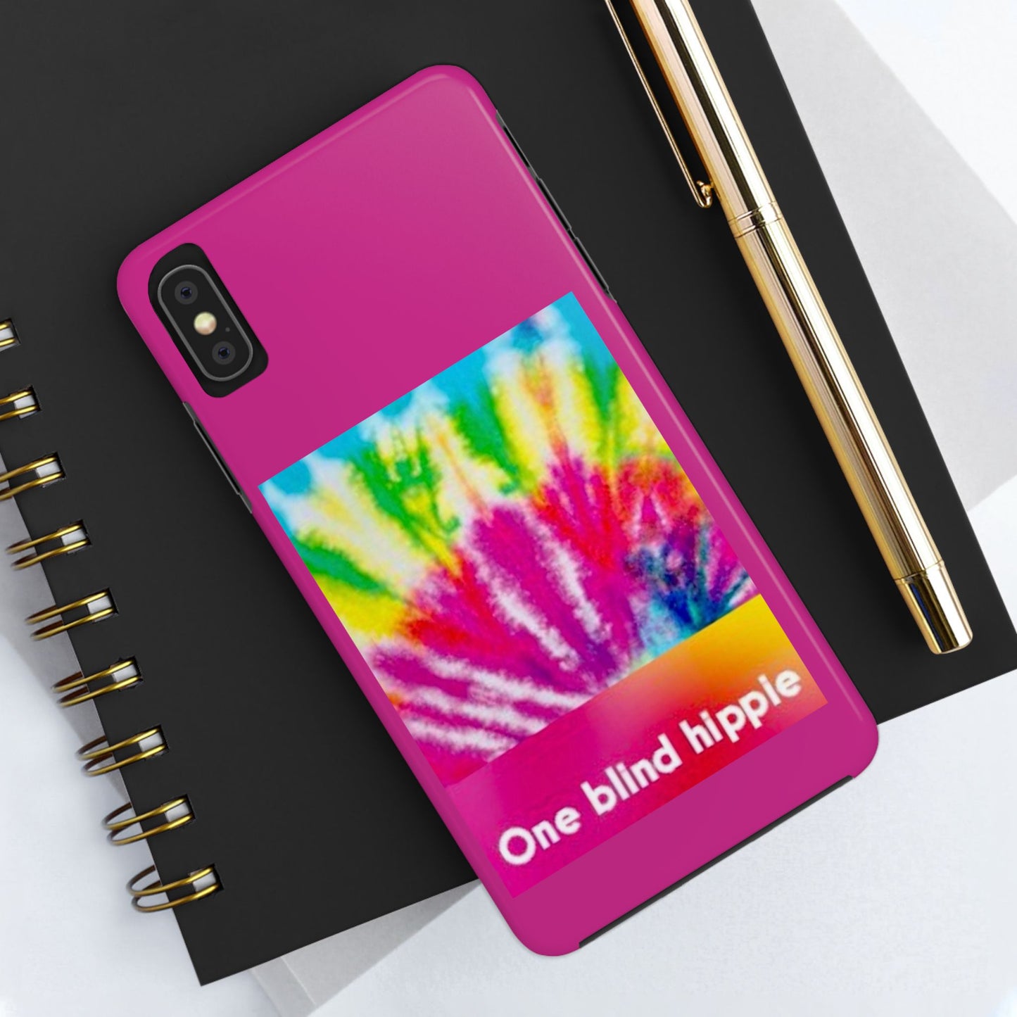 1 Vibrant Tie-Dye Tough Phone Cases | Unique Art for Hippie Spirit, Durable Protection, Gift for Friends, Colorful Accessories, Summer Vibes