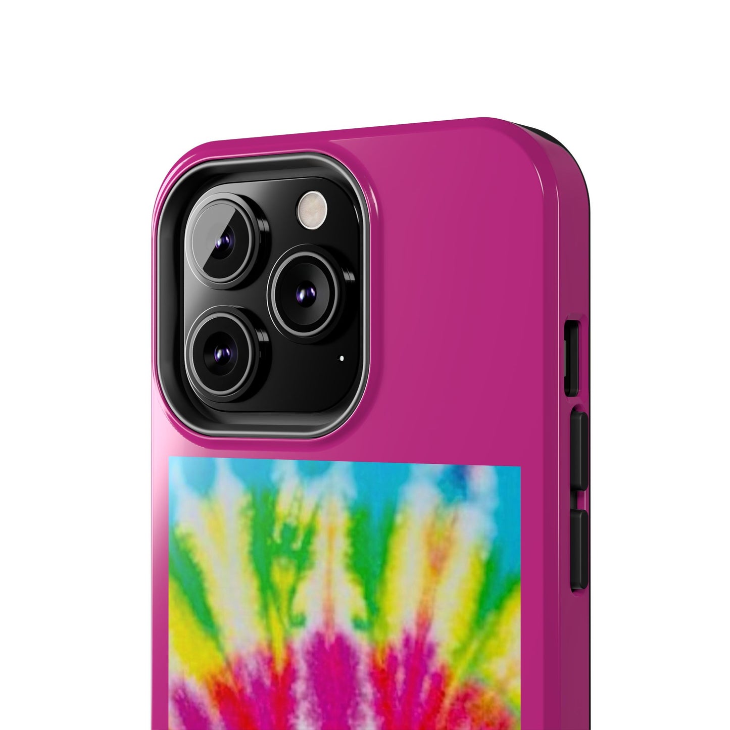 1 Vibrant Tie-Dye Tough Phone Cases | Unique Art for Hippie Spirit, Durable Protection, Gift for Friends, Colorful Accessories, Summer Vibes