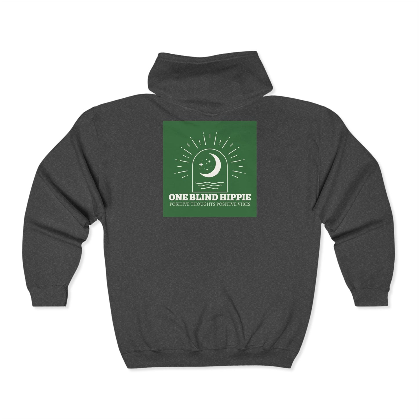 1 Hippie Positive Thoughts Hoodie zip up