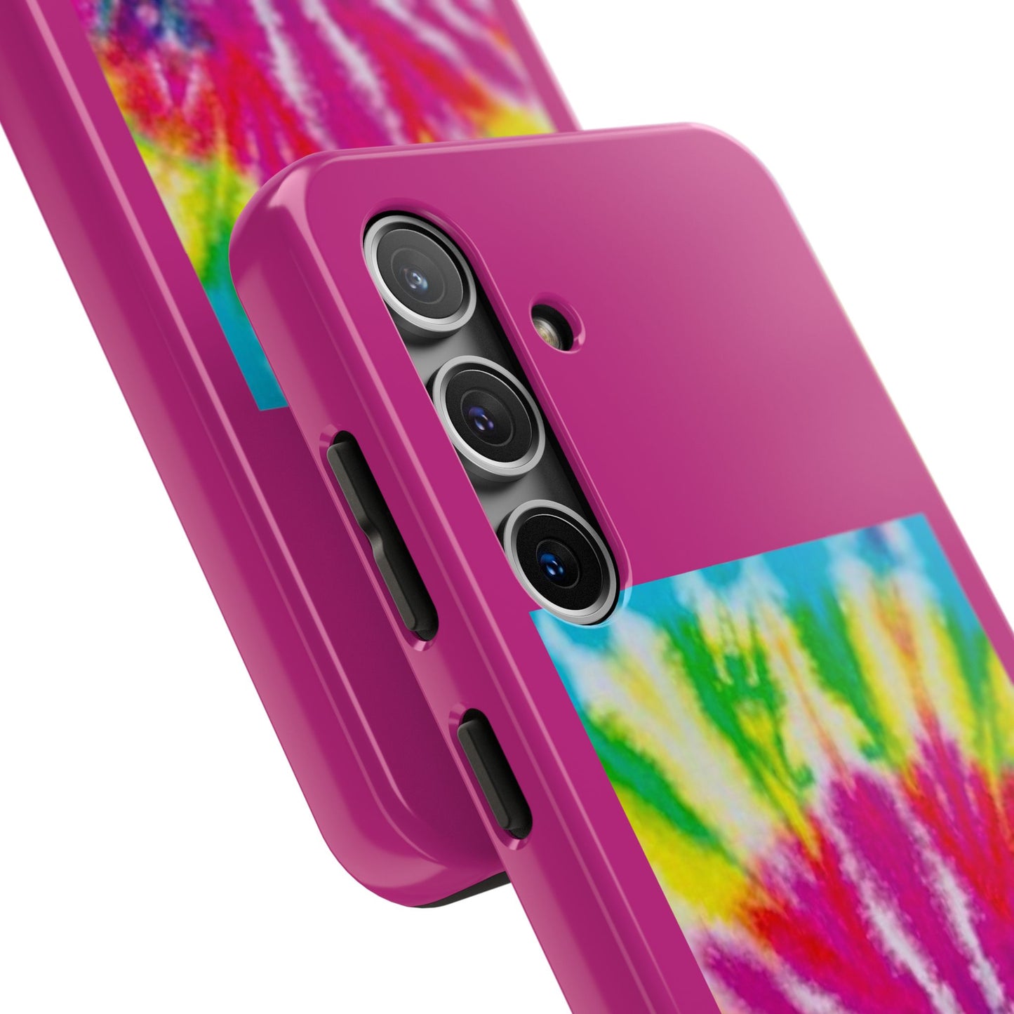 1 Vibrant Tie-Dye Tough Phone Cases | Unique Art for Hippie Spirit, Durable Protection, Gift for Friends, Colorful Accessories, Summer Vibes