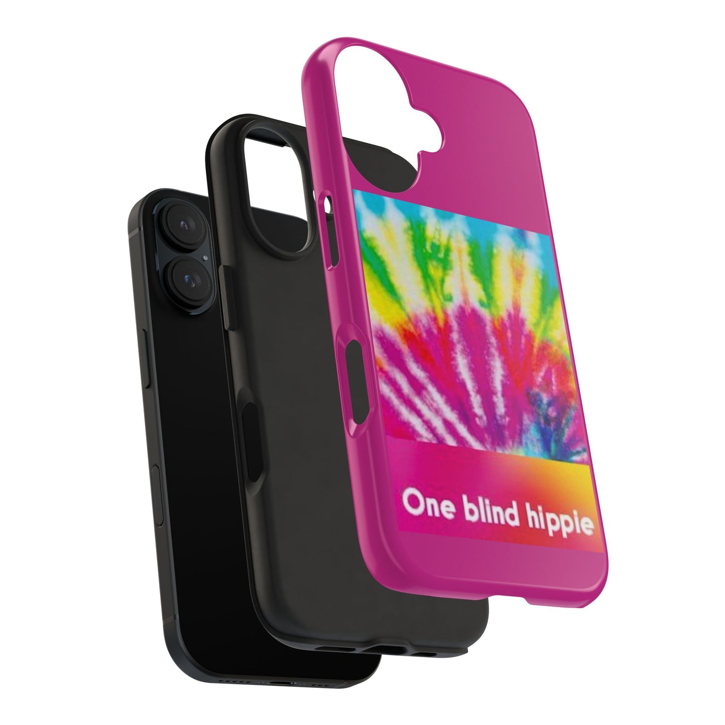 1 Vibrant Tie-Dye Tough Phone Cases | Unique Art for Hippie Spirit, Durable Protection, Gift for Friends, Colorful Accessories, Summer Vibes