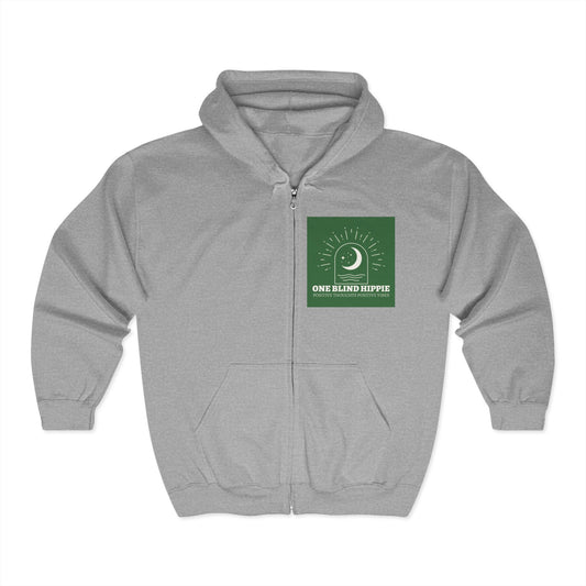 1 Hippie Positive Thoughts Hoodie zip up